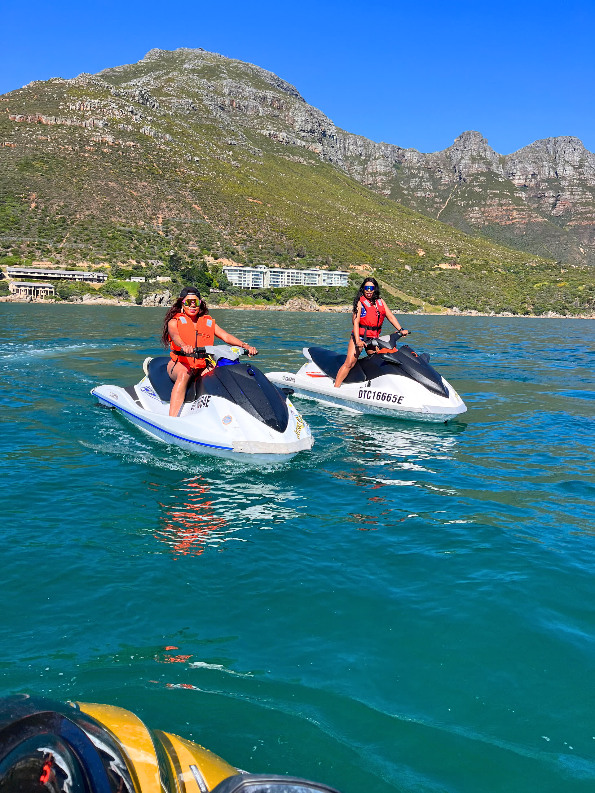 Instagram content shoot on a Yamaha WaveRunner in Hout Bay
