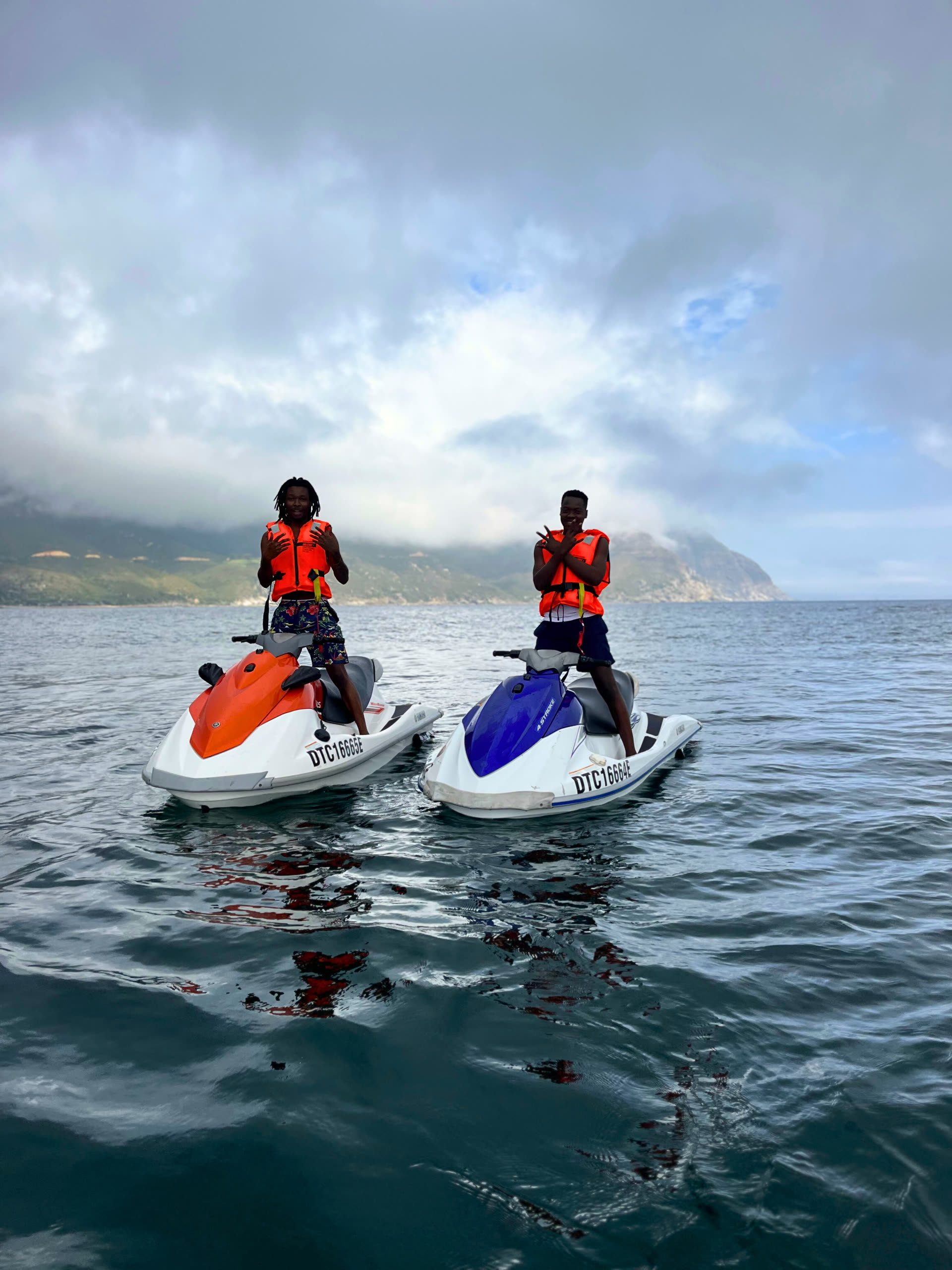 Jet ski model shoot along the Atlantic seaboard, Cape Town